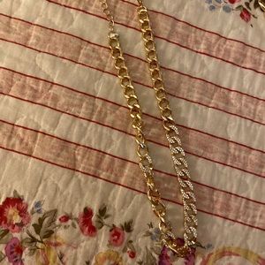 House of Harlow 1960 necklace with rhinestones.